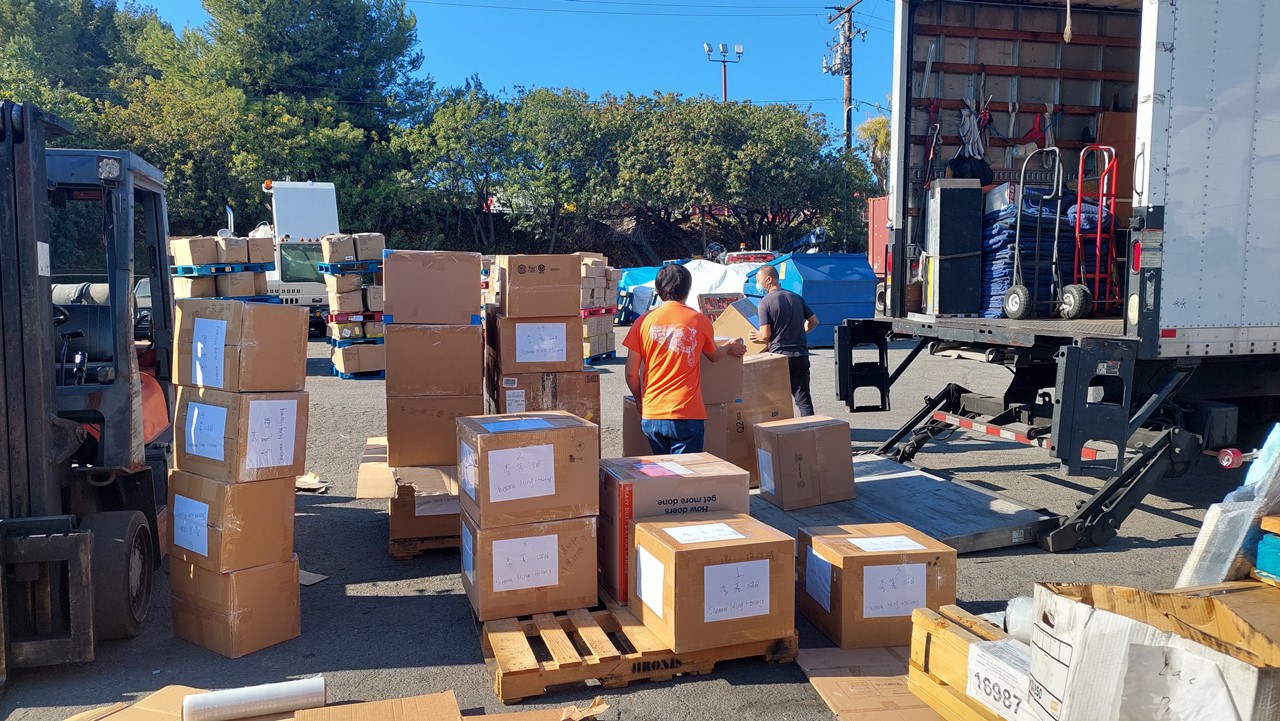 美国洛杉矶海运家具回国清关全记录